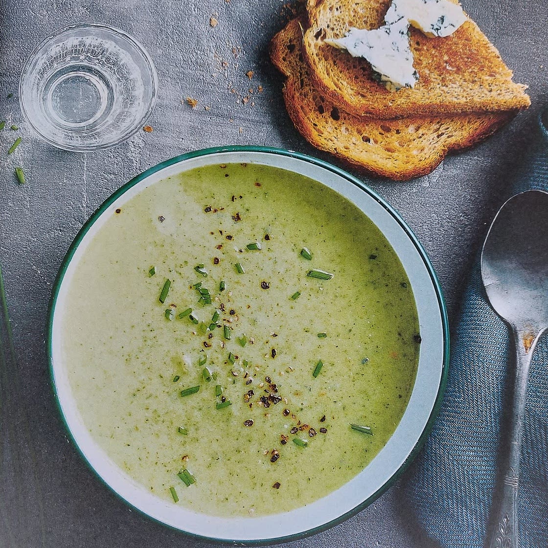 Velouté de brocoli au Stilton
