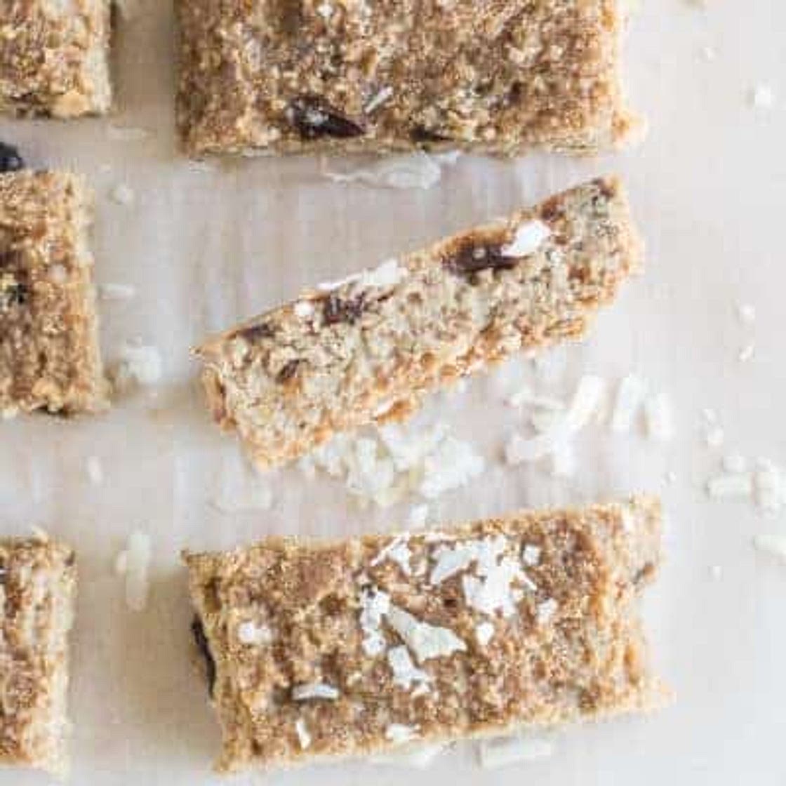 Baked Almond and Coconut Oat Bars