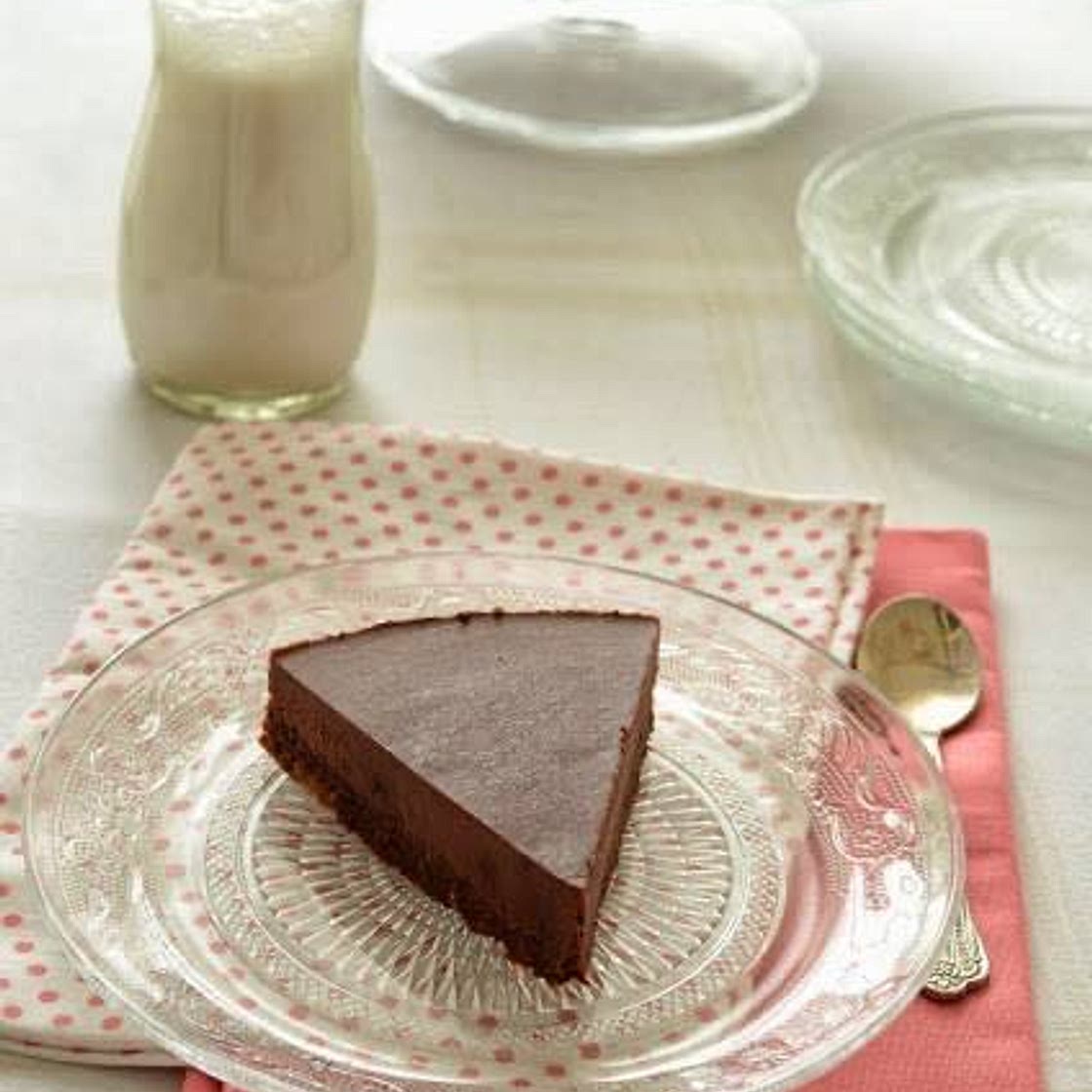 Tarte au chocolat crue