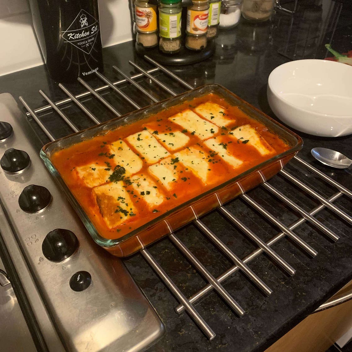 Smoky Tomato & Halloumi Bake