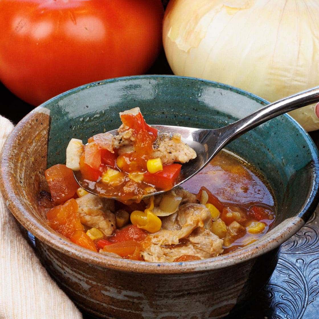 Chicken Tortilla Soup For One