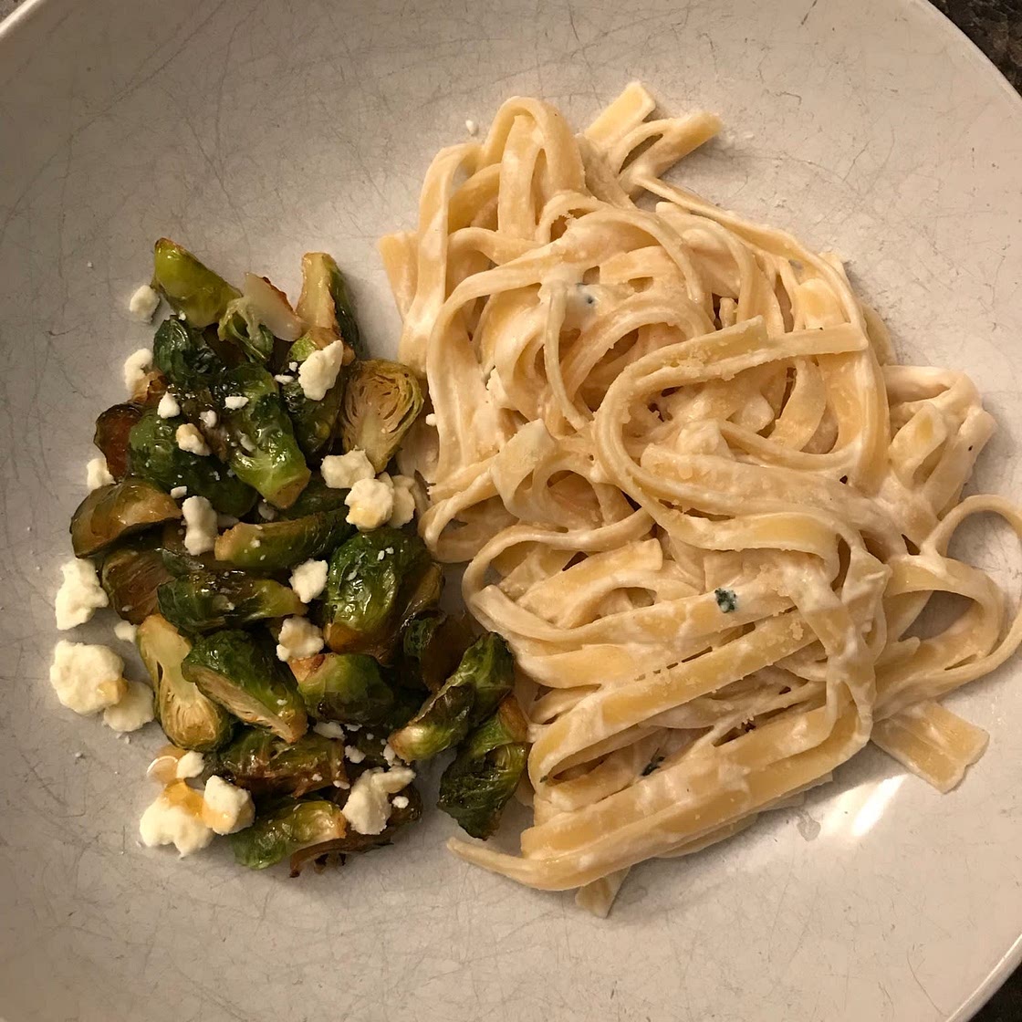 Fettuccine With Brussels Sprouts, Lemon and Ricotta