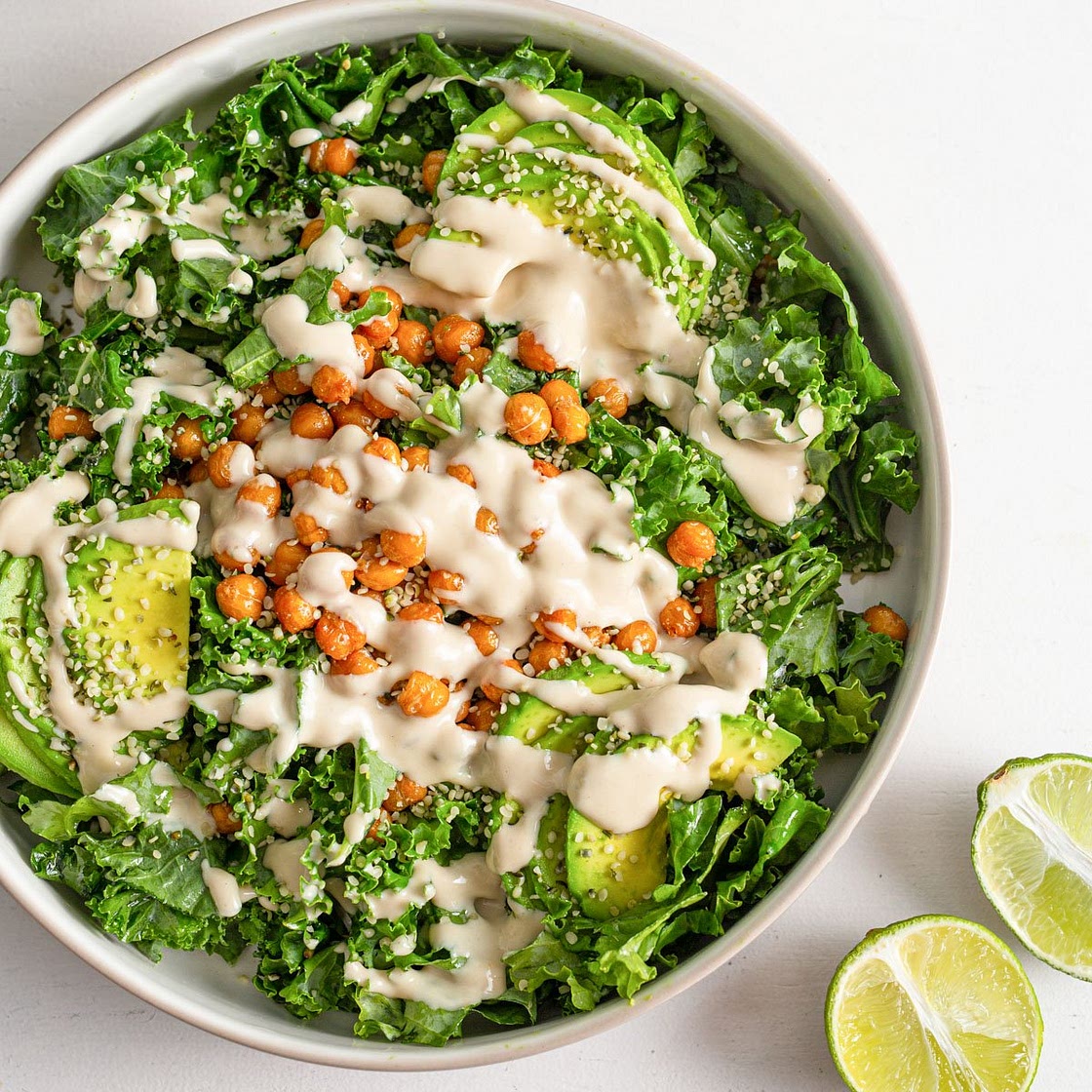 Roasted Chickpea Avocado Salad