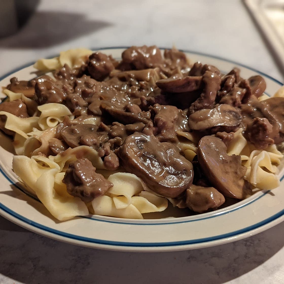 Ground Turkey Stroganoff