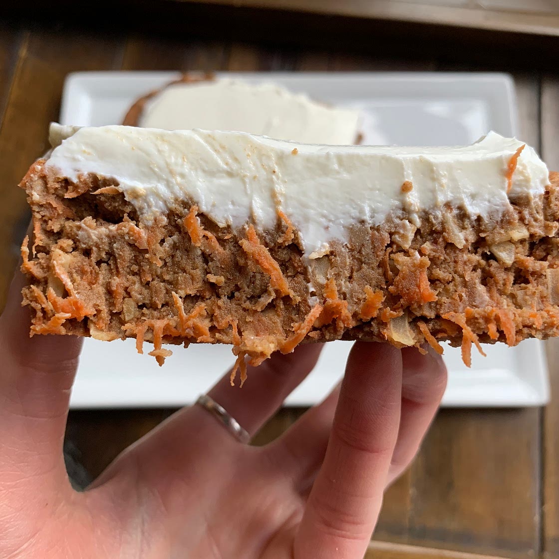 Instant Carrot Cake Bars - lilsipper