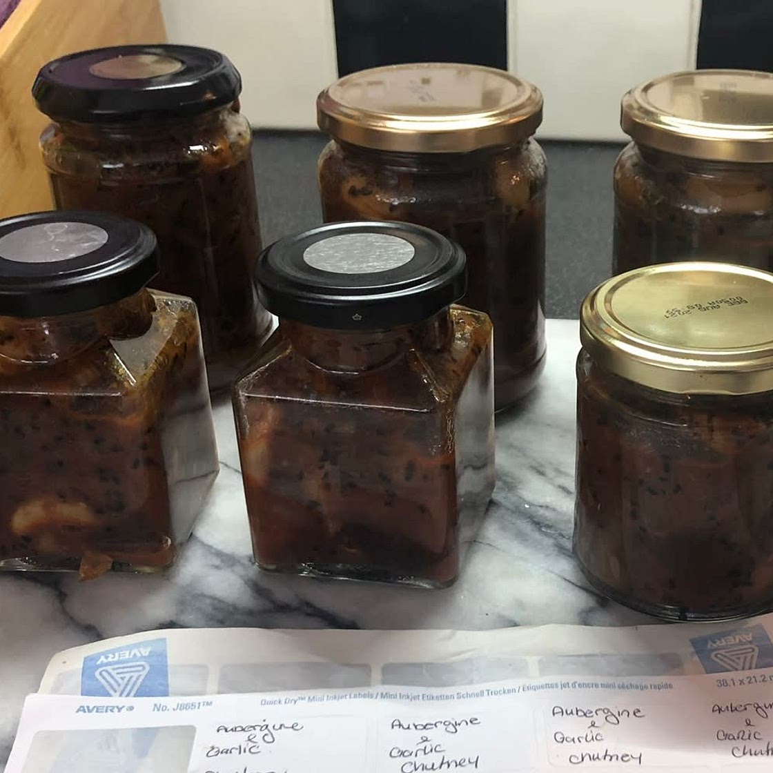 Aubergine & Garlic Chutney 🍆🧄