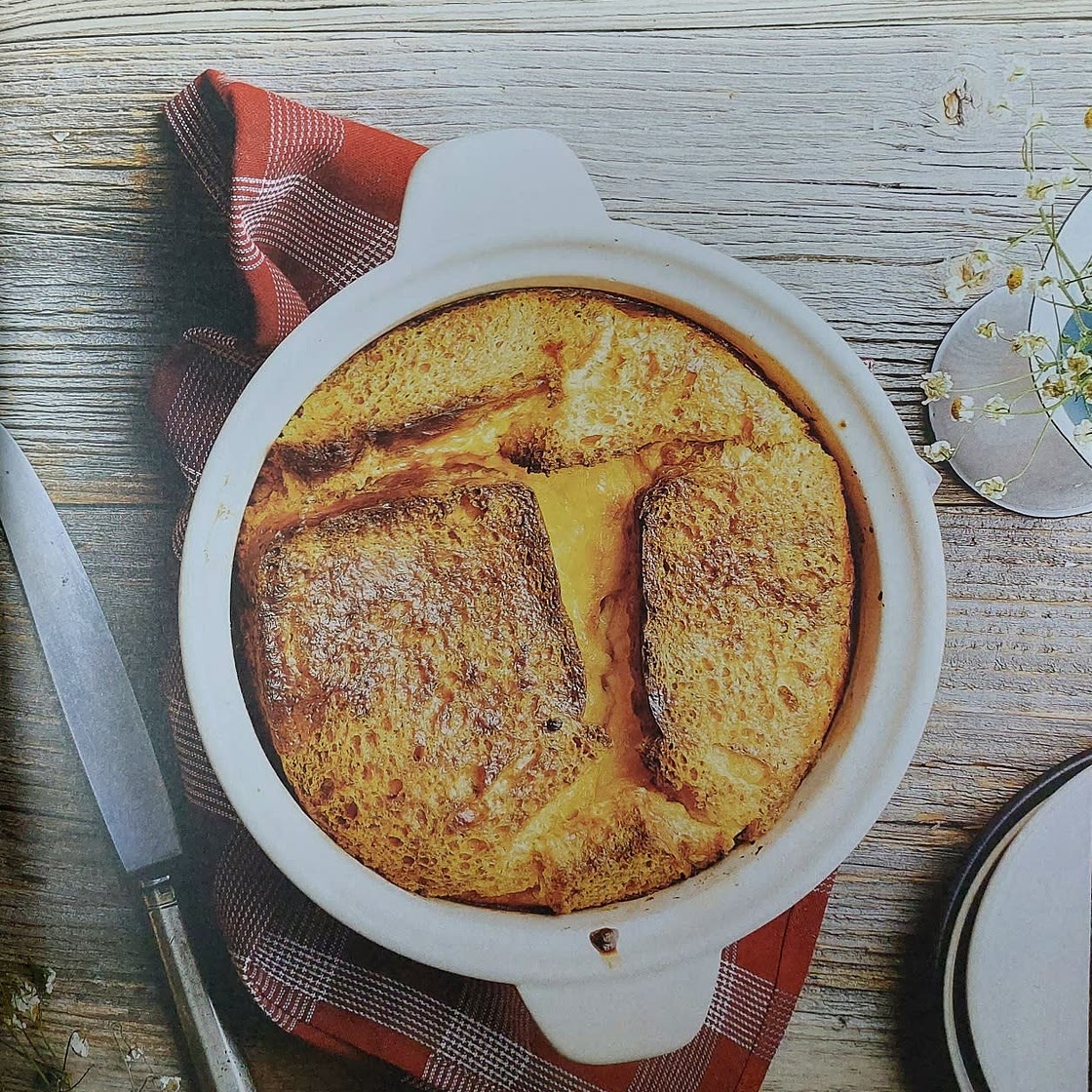 Pudding soufflé au cheddar