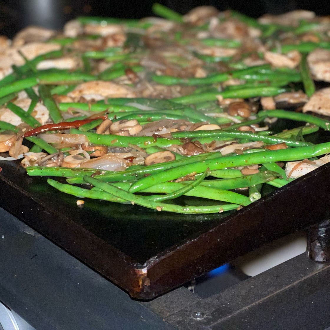 Keto Green Bean and Chicken Stir Fry