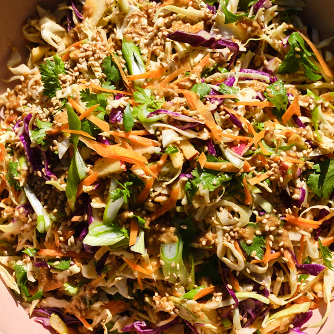 Spicy Sesame Coleslaw