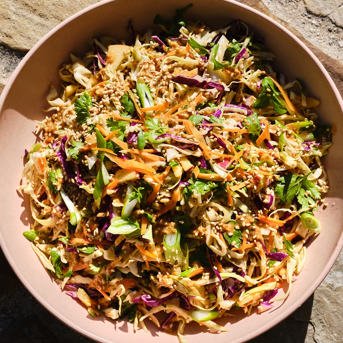 Spicy Sesame Coleslaw