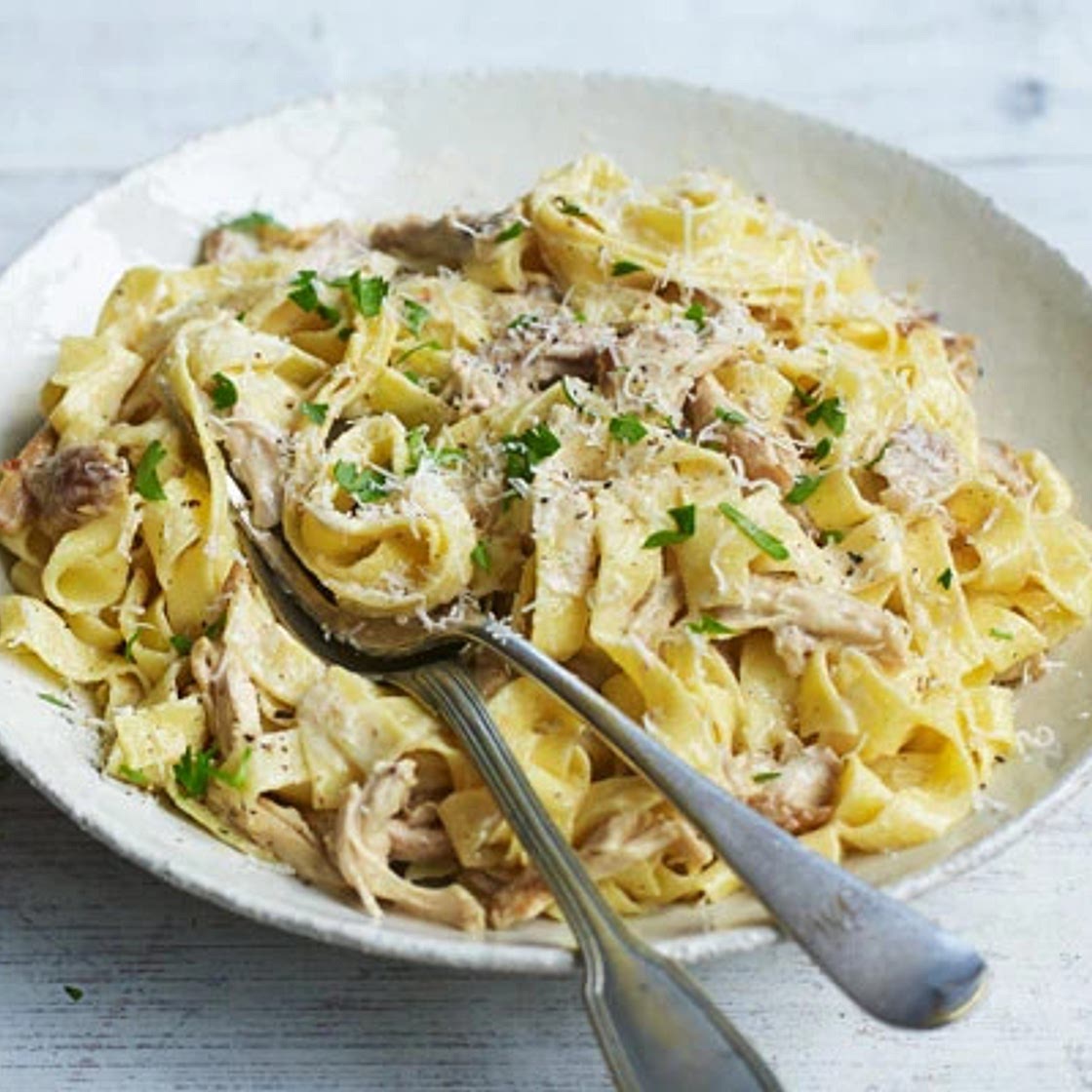 Mushroom (or Chicken) Alfredo
