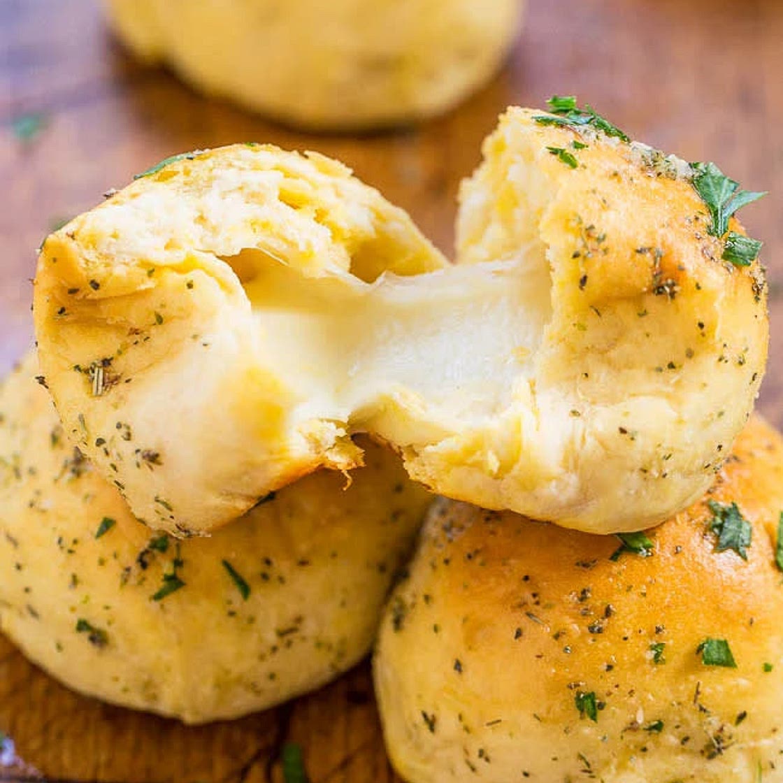 Garlic Butter Cheese Bombs