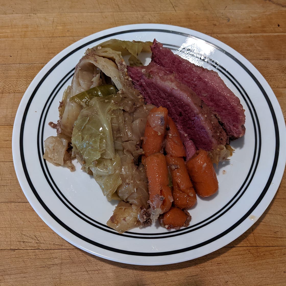 Easy Corned Beef and Cabbage