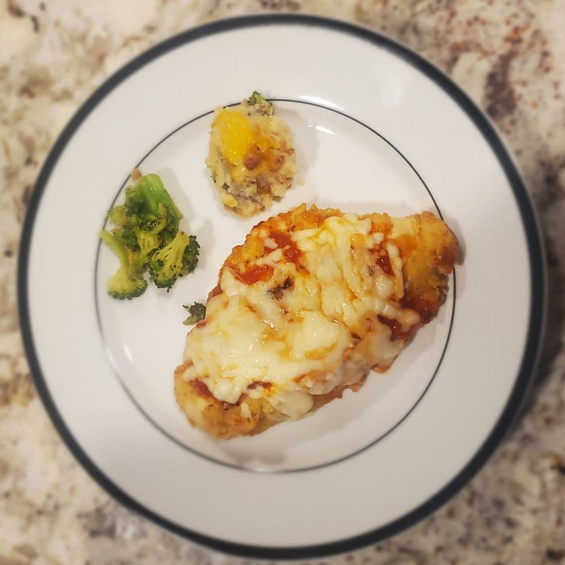 Air Fried Keto Chicken Parmesan