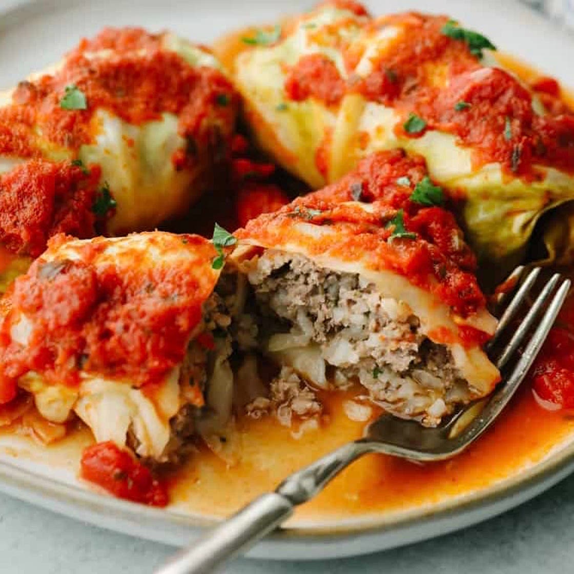 Baked Cabbage Rolls 