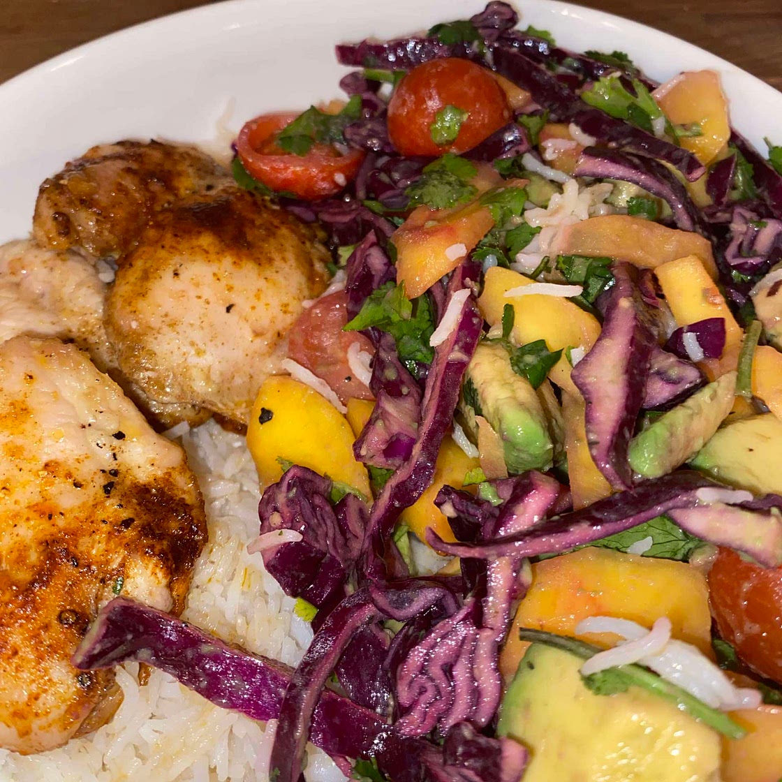 Rainbow slaw 