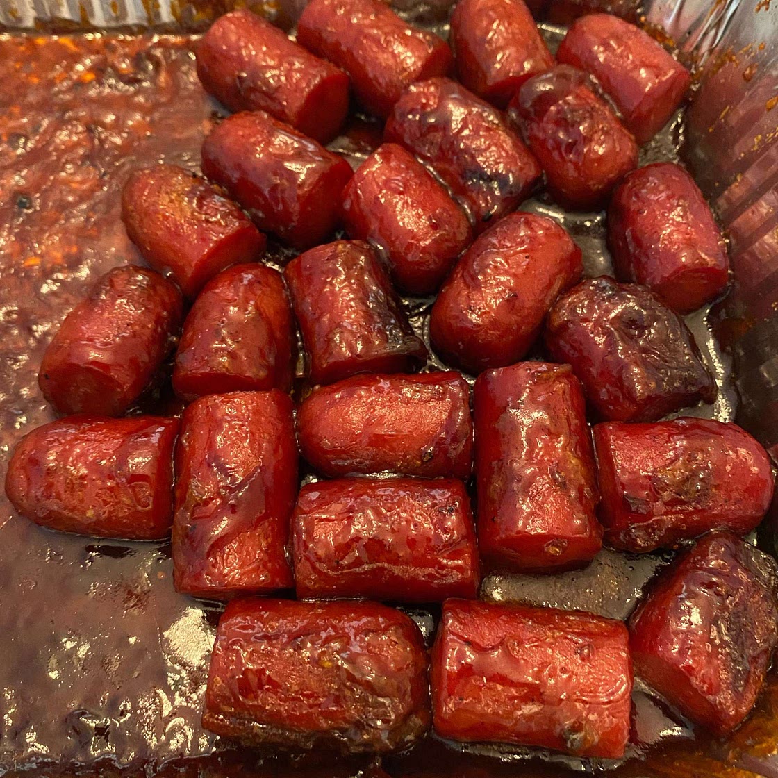 Hot Dog Burnt Ends