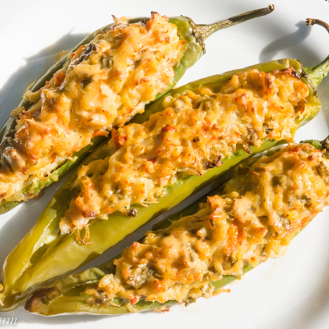 Green Chiles Stuffed with Crabmeat