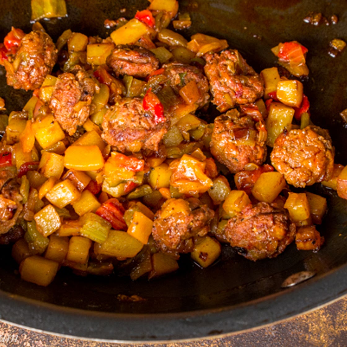 Pumpkin with Mexican Chorizo
