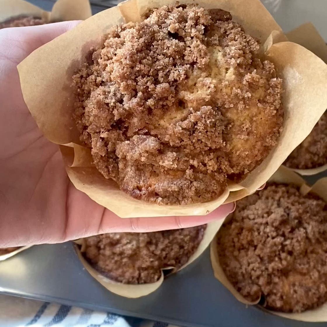 Cinnamon Crumble Muffins