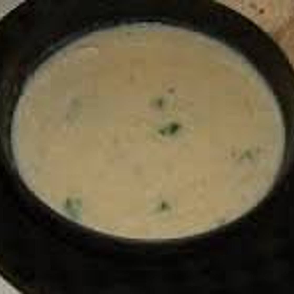 Creamy onion soup 