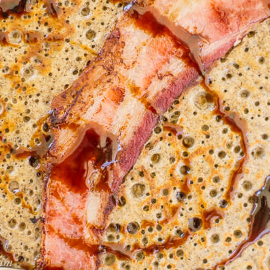 Limburg Buckwheat Crepes with Speck and Sirop de Liege