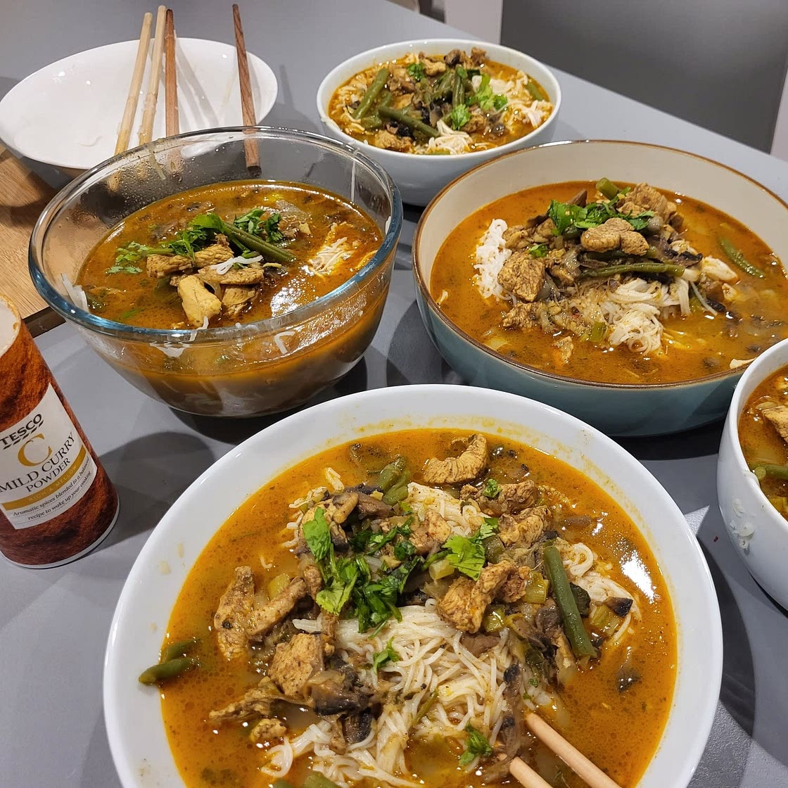 15-Minute Coconut Curry Noodle Soup