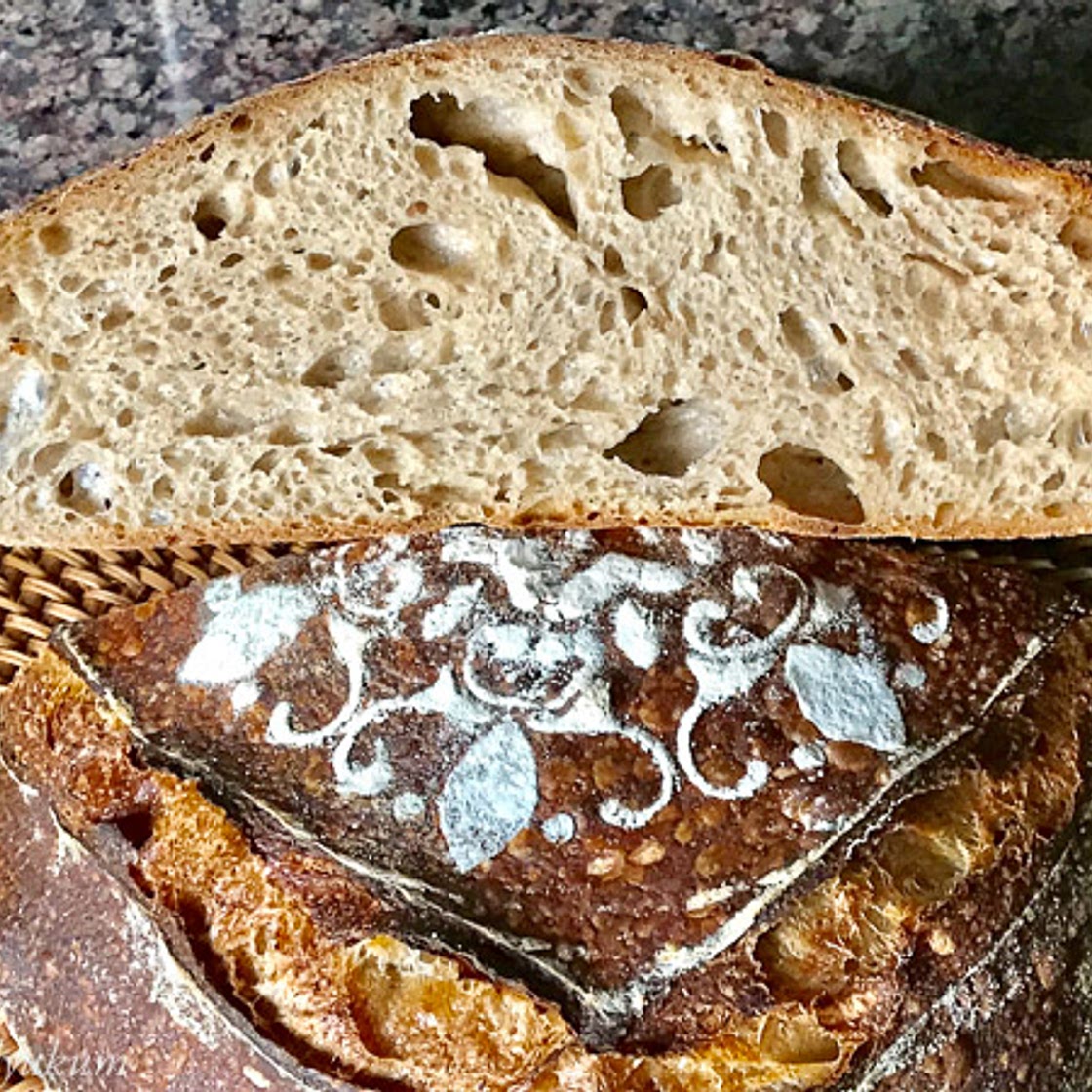 Miche with Heirloom Wheat Flour