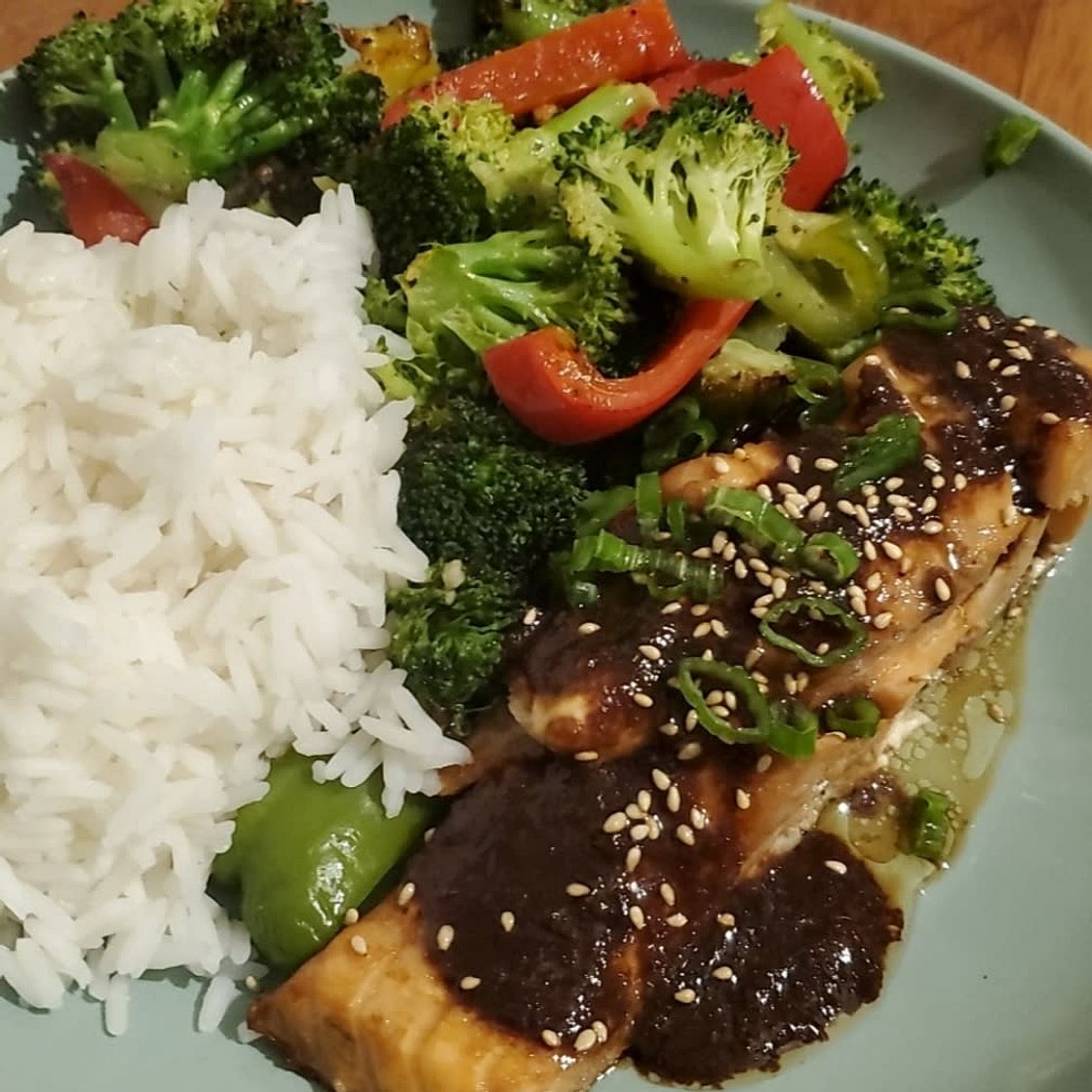 Sheet Pan Teriyaki Salmon and Vegetables