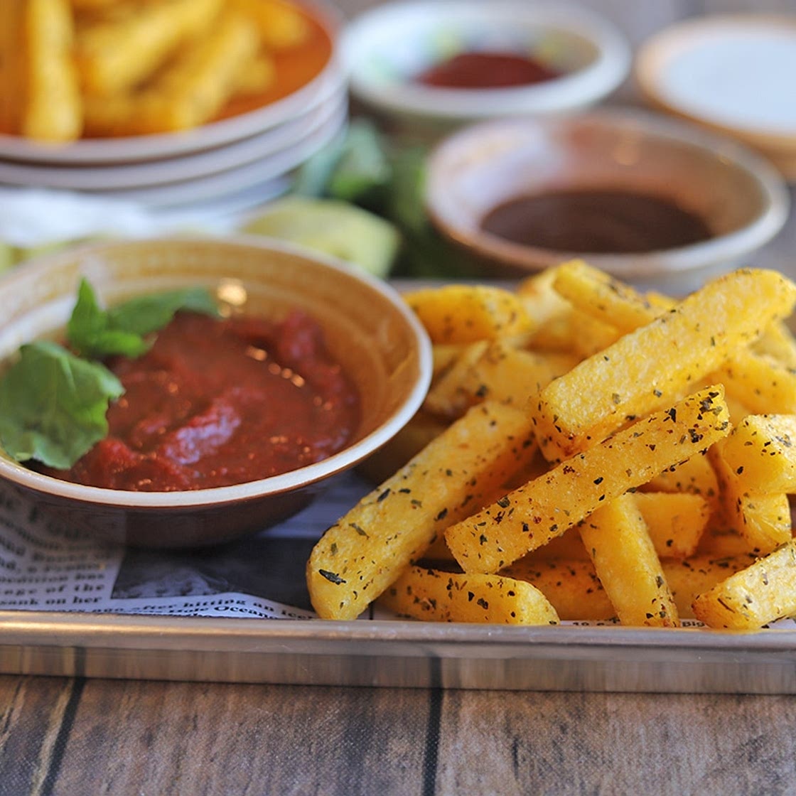 Air fryer polenta fries