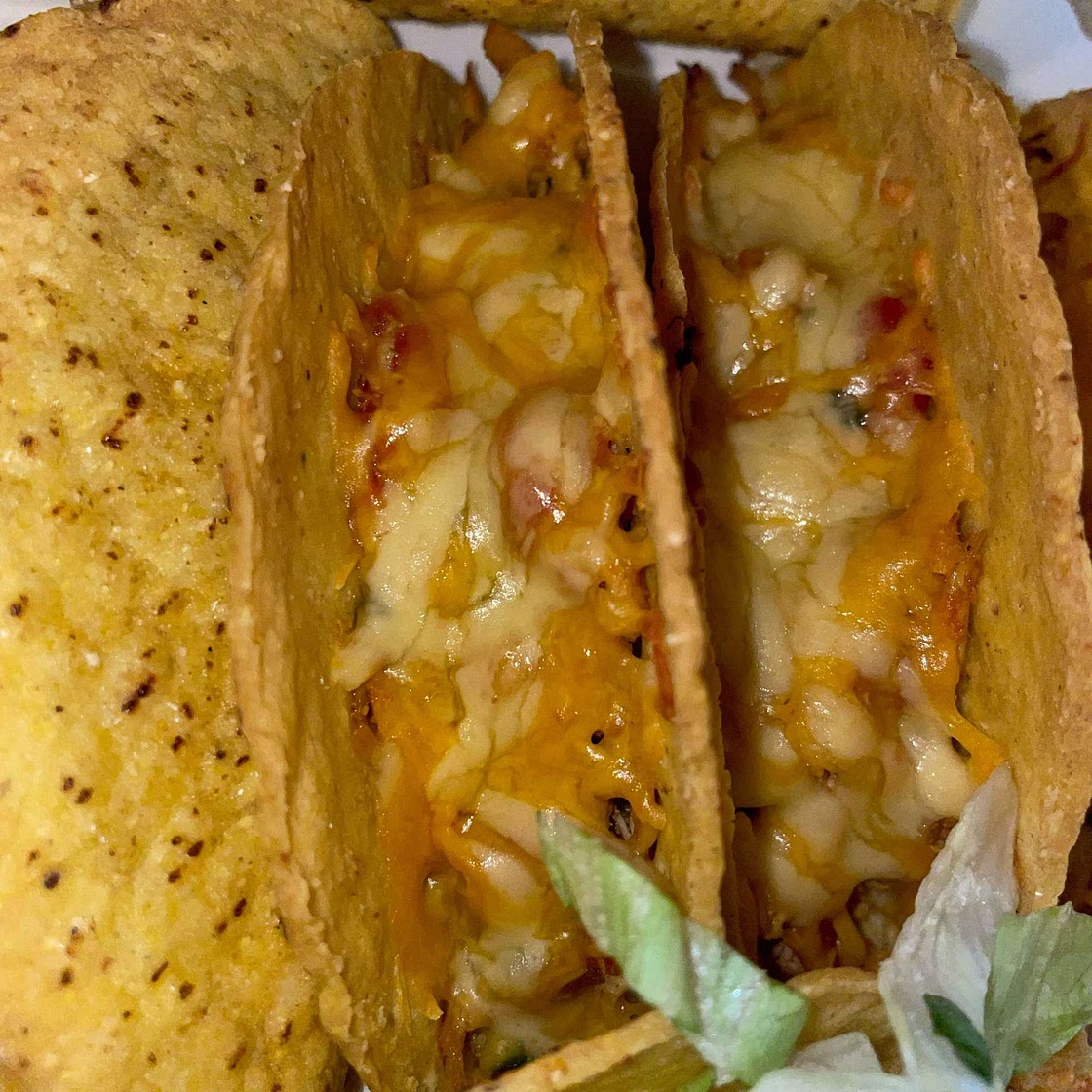 Cheesy Chicken Tacos
