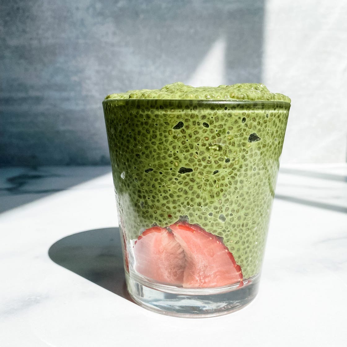 Matcha Chia Pudding - Lovely Delites