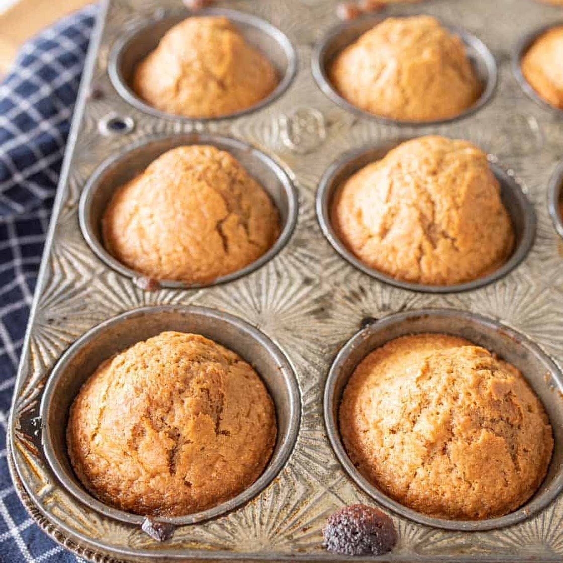 Overnight Sourdough Muffins