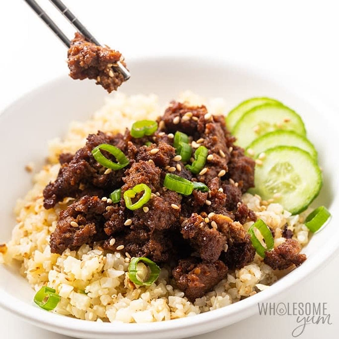 Korean Ground Beef Bowl