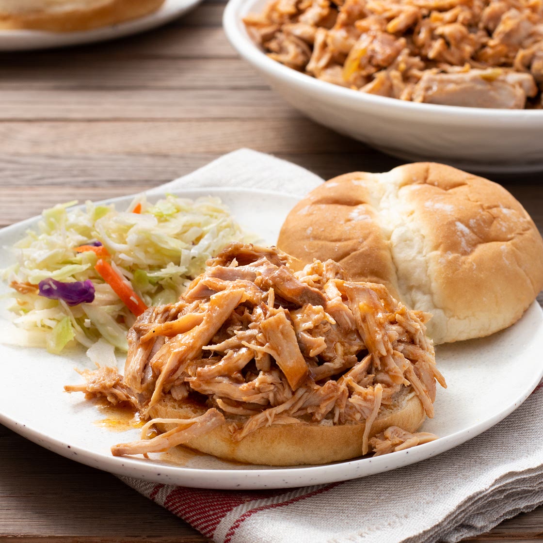BBQ Pulled Pork Loin