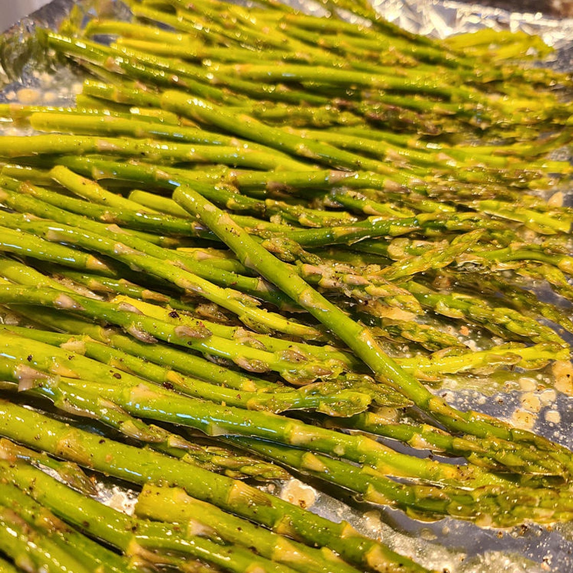 Baked Garlic Asparagus