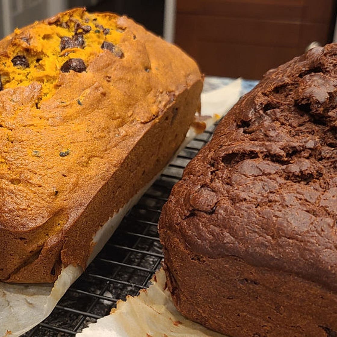 Pumpkin Zucchini Bread
