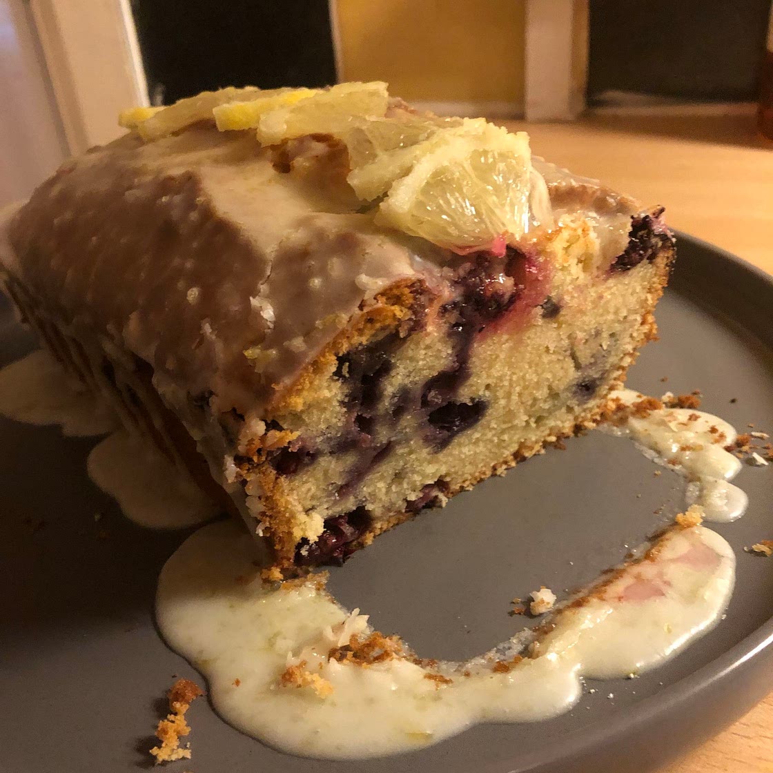 Lemon Blueberry Pound Cake