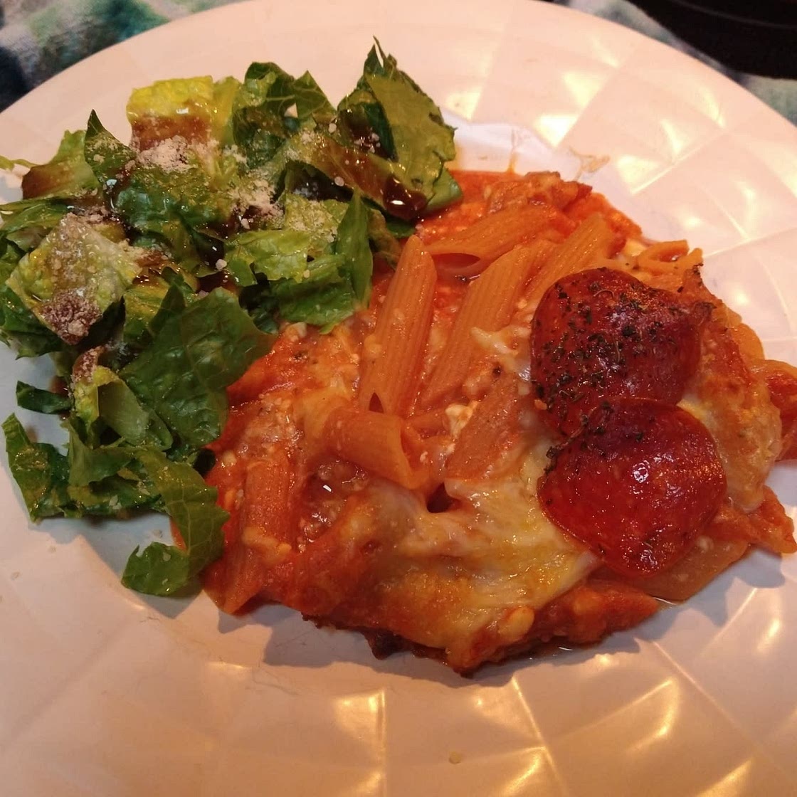 Red Lentil Penne Bake