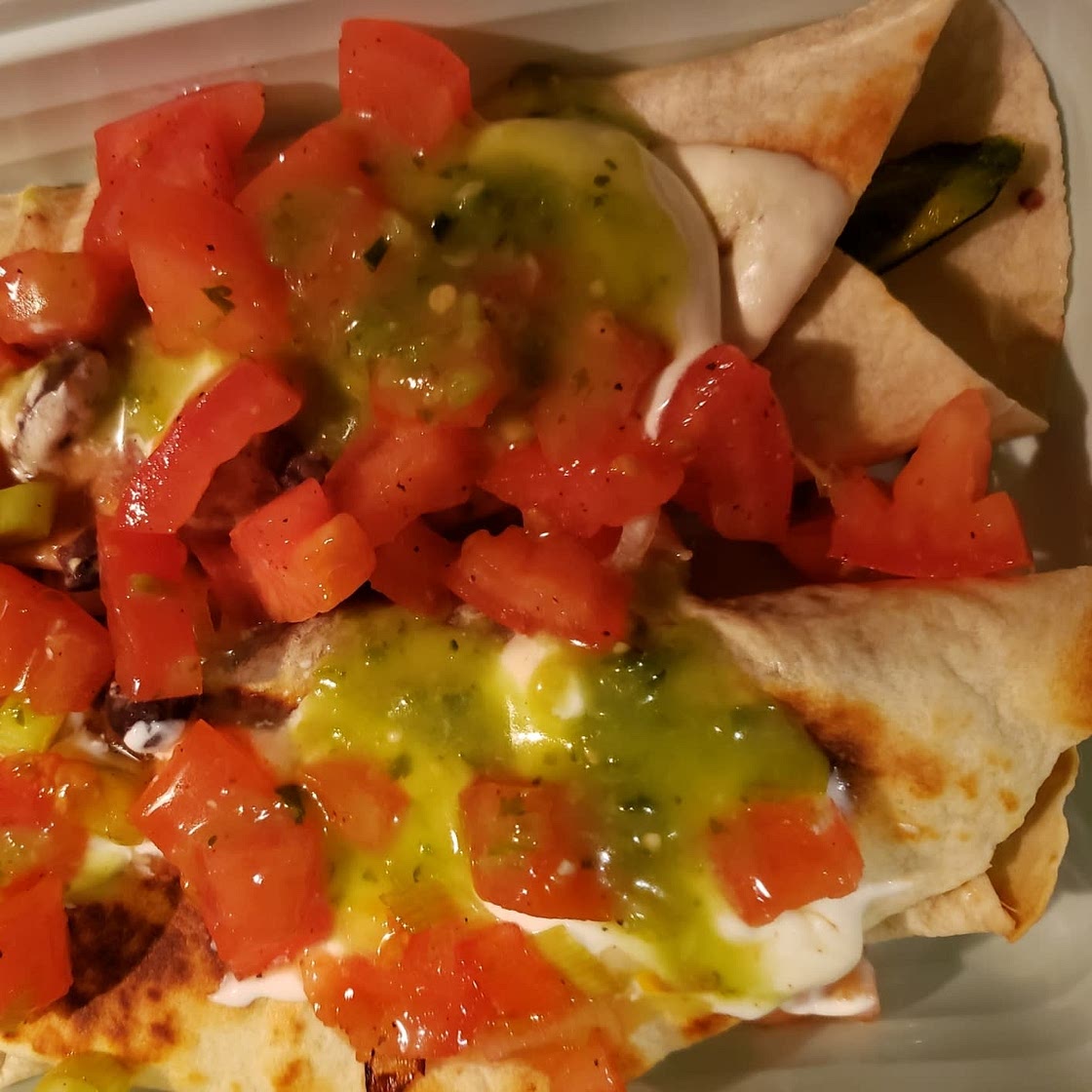 Black Bean & Poblano Flautas with Guacamole & Pico de Gallo