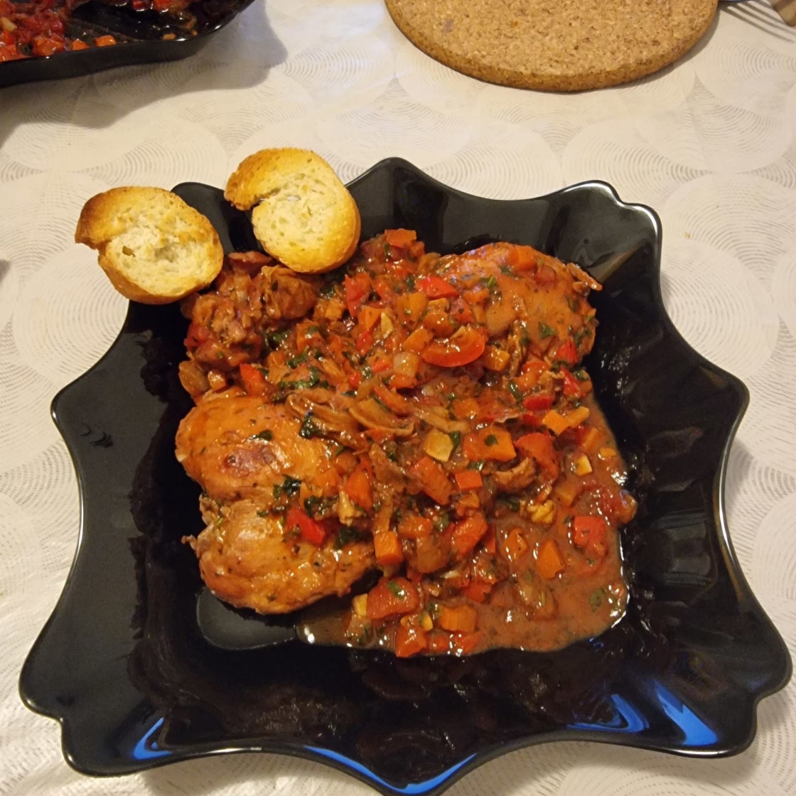 Chicken Cacciatore by Teo
