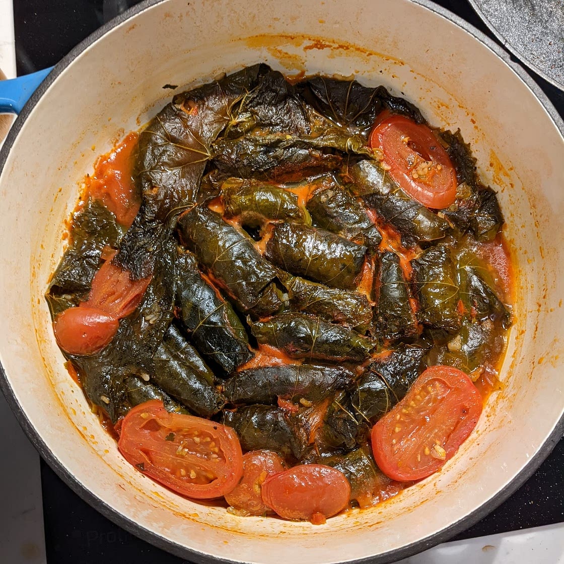 Vegetarian Stuffed Grape Leaves