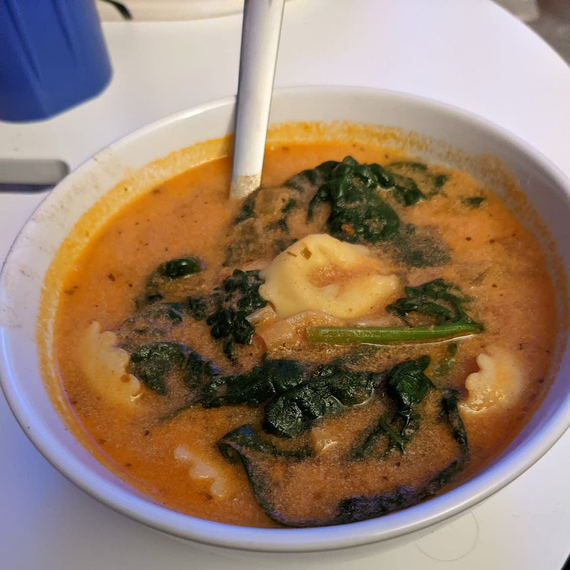 Tortellini Soup With Italian Sausage