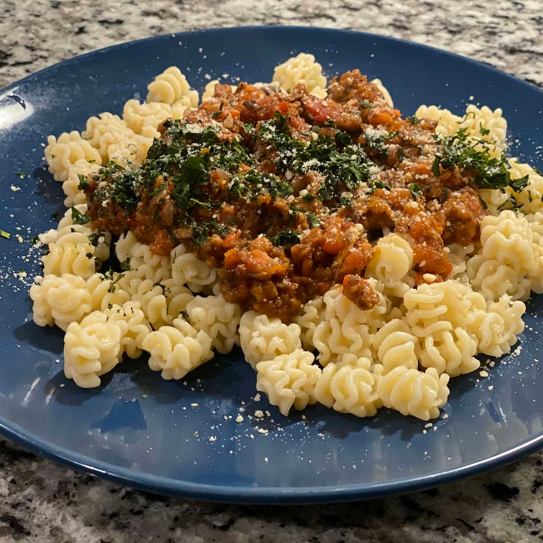 Pasta Bolognese 
