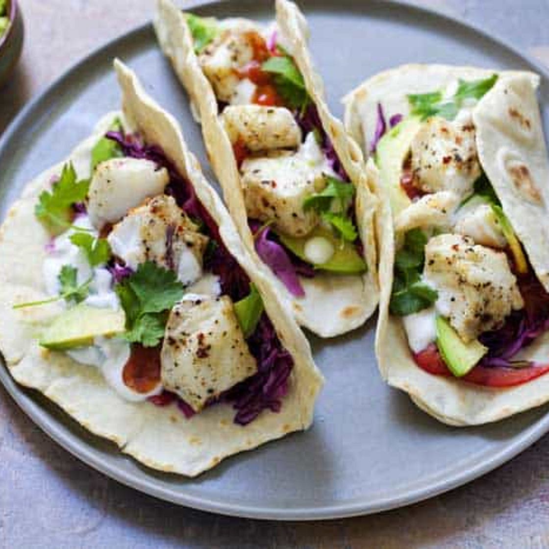 Easy Grilled Fish Tacos
