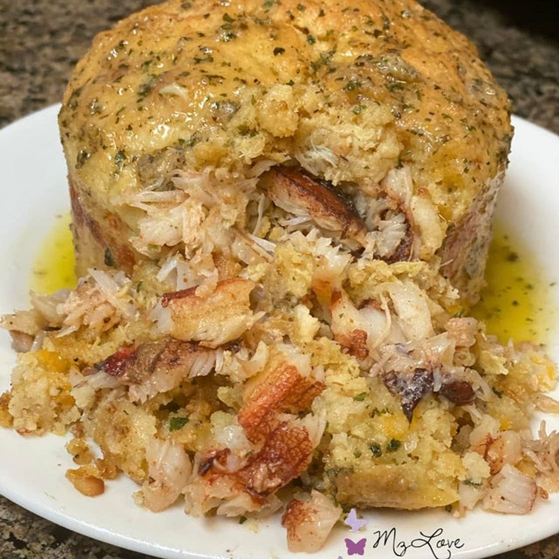 Crab stuffed cheddar bay biscuits 