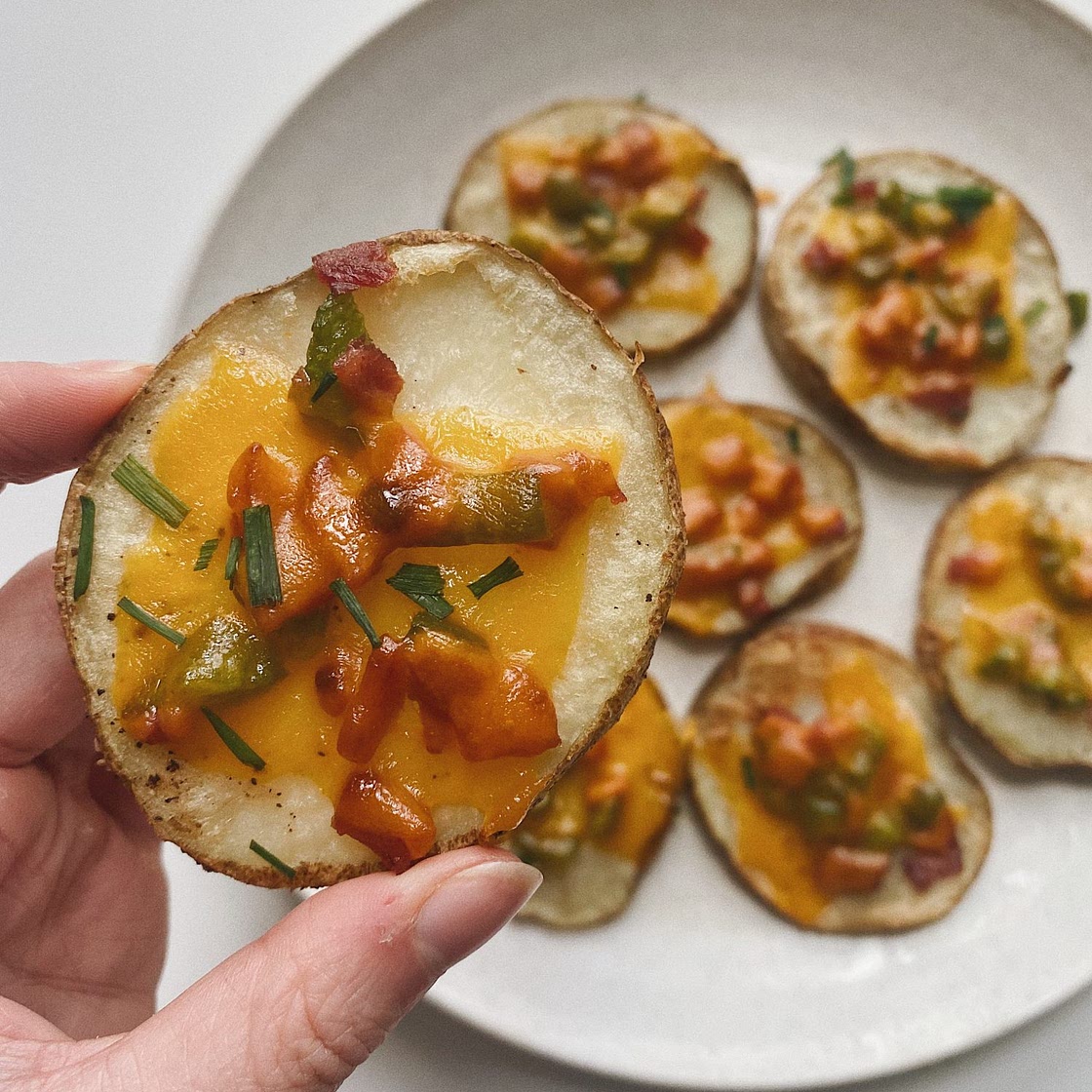 Cheesy Jalapeño Potato Bites