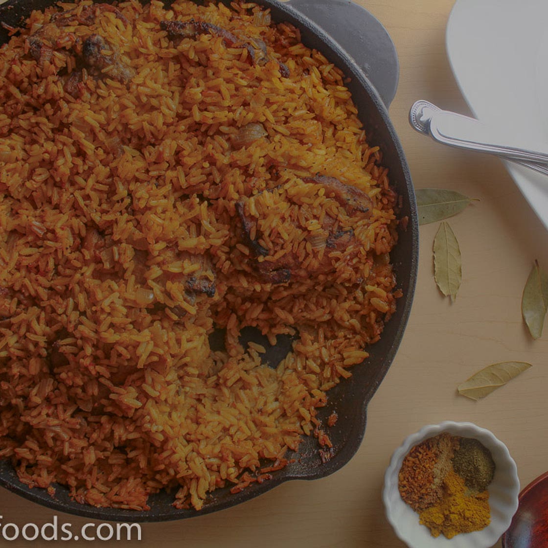 Oven Baked Jollof Rice