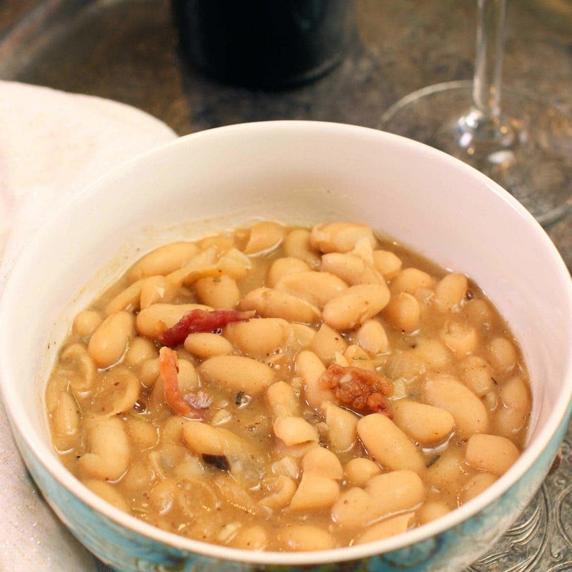 White Bean Soup For One