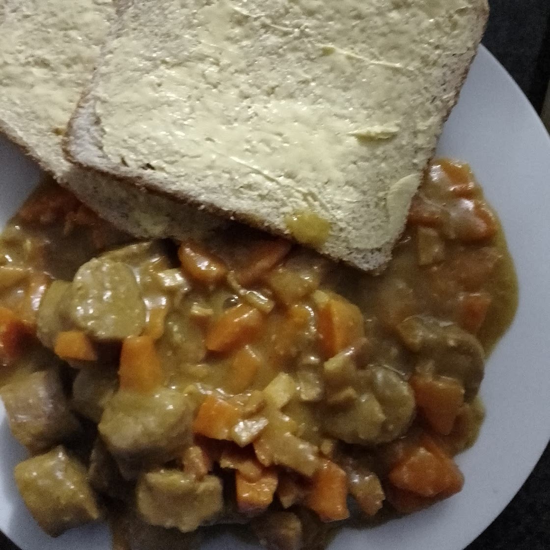 Curried Sausages